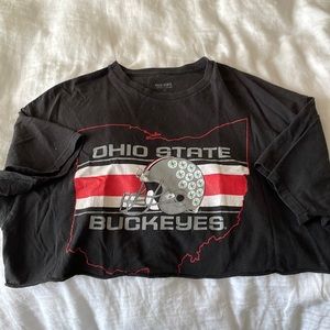 Ohio state cropped T